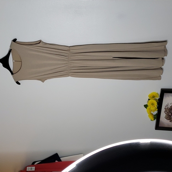 XL LEFT!!!  Summer Tank Maxi Dress Pocket Side Slit Boutique Casual - Picture 8 of 16